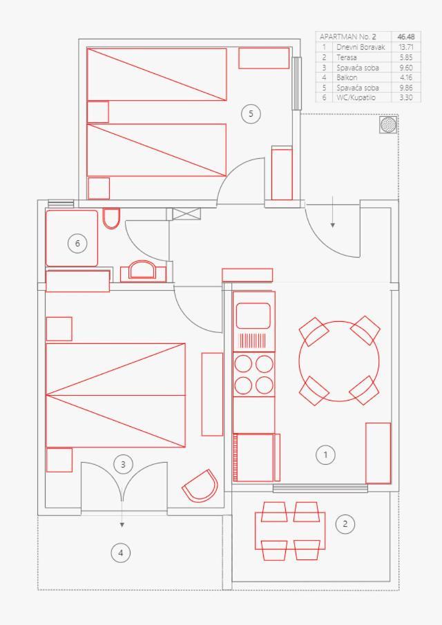 Valerija Apartment *